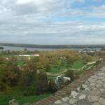 The view from Belgrade fortress.