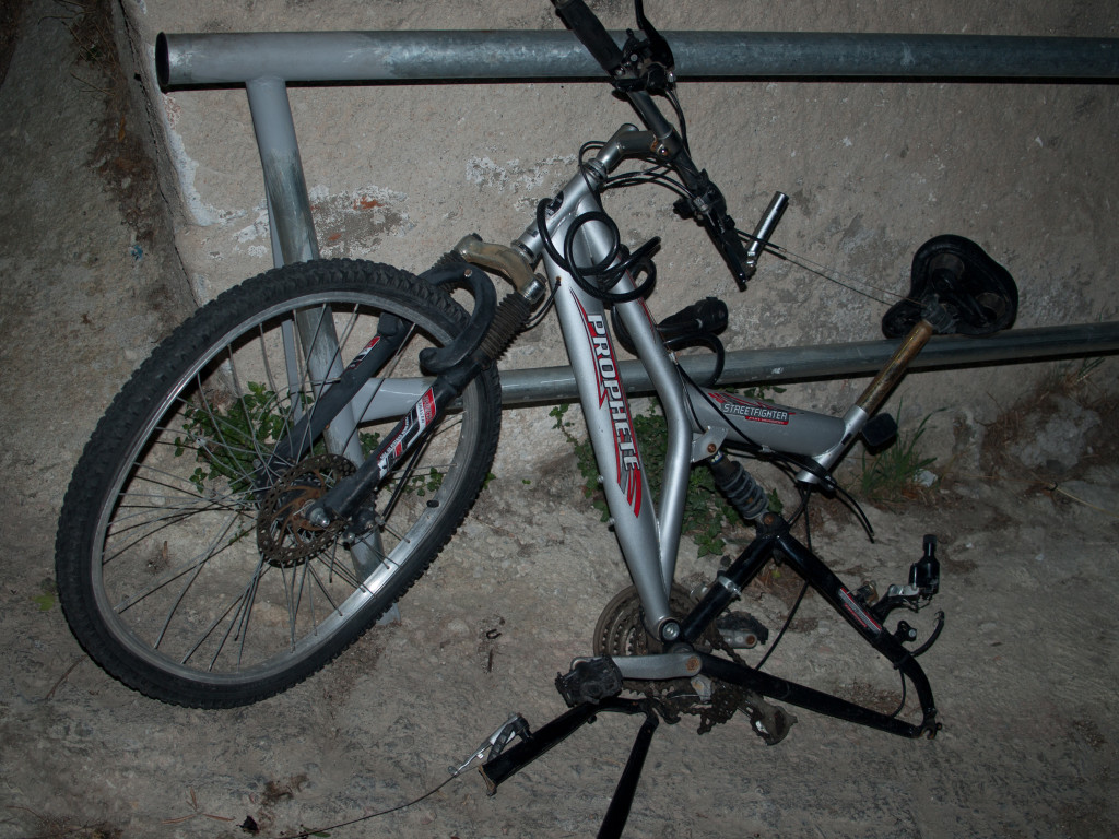 The carcass of my ride