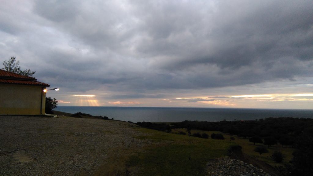 View from Koryfi Outpost, Samothraki. 