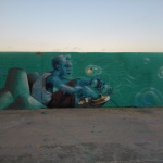 Varna Breakwater Grafitti